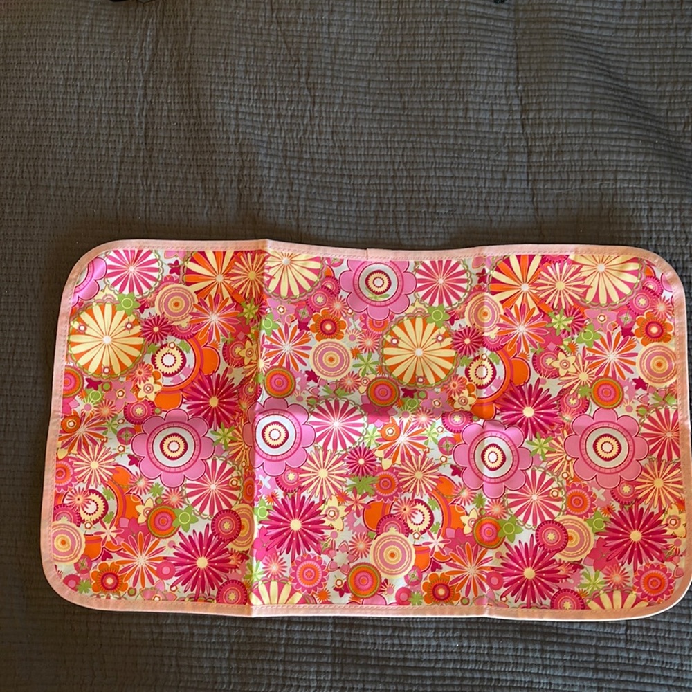 Ju-Ju-Be Light Changing Pad - Zany Zinnias